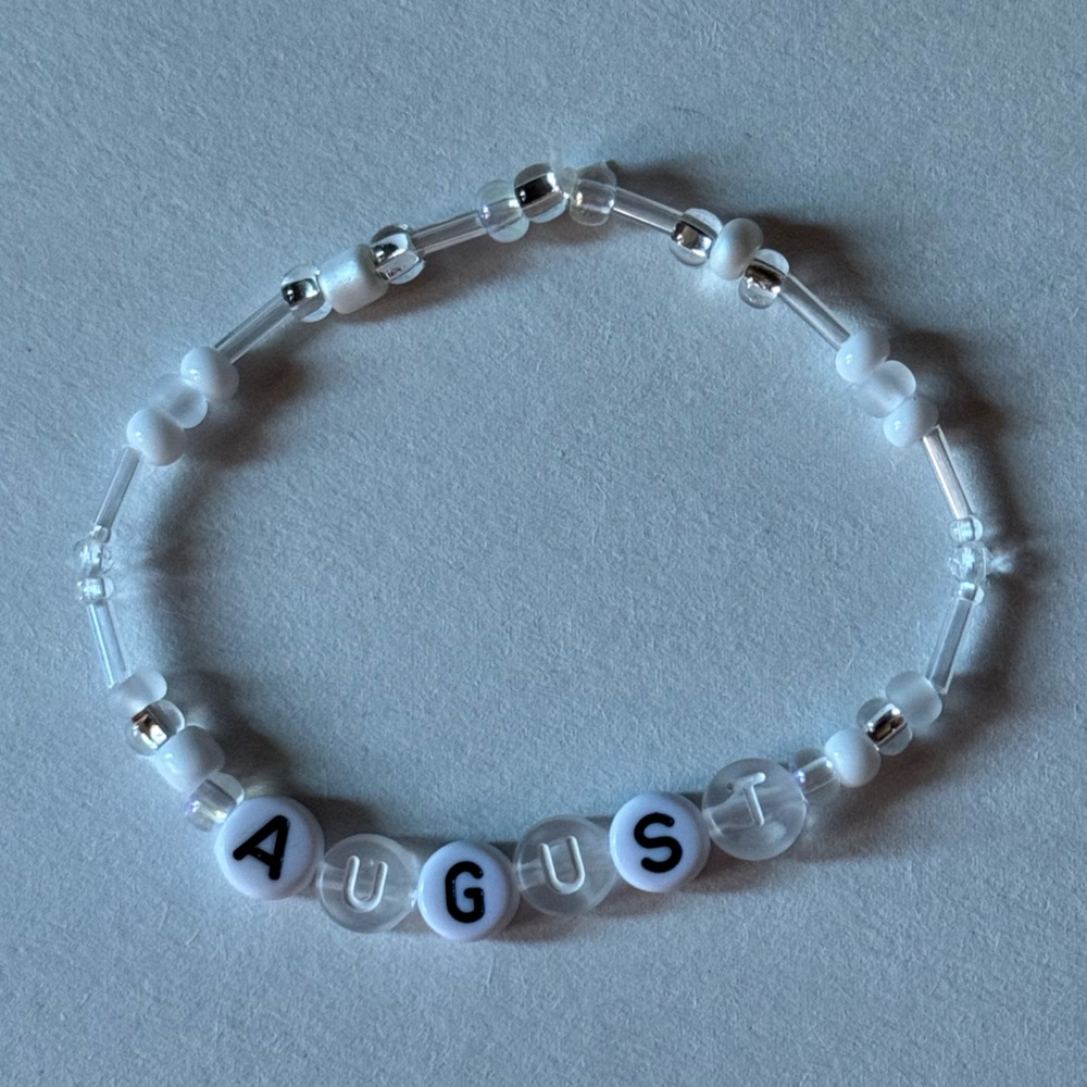 Taylor Swift august bracelet